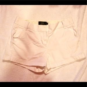 White Chino J. Crew shorts